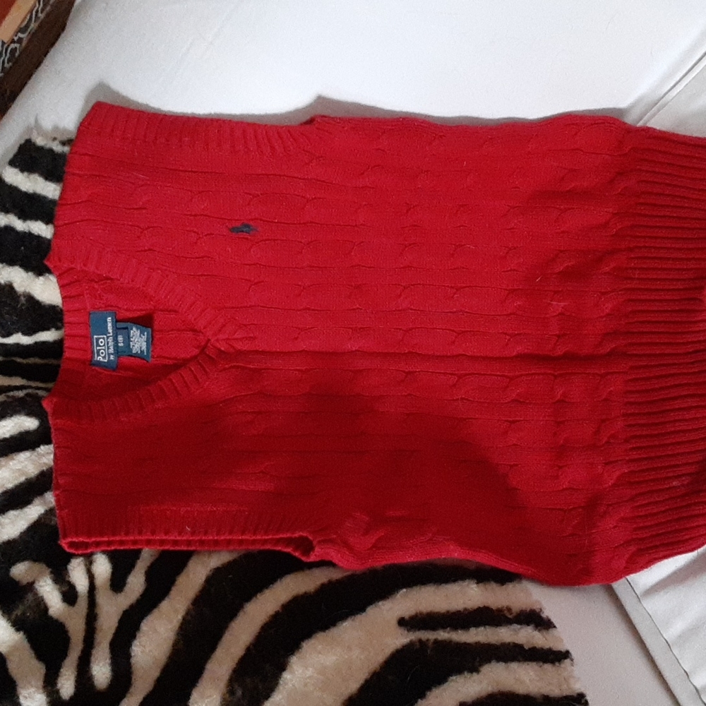 Boys Polo Sweater Vest. Size S (8)